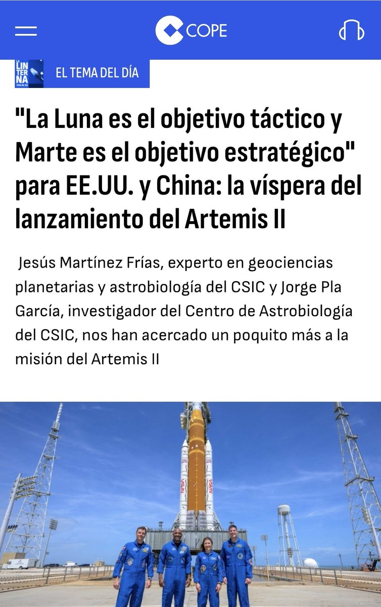 Jesús Martínez Frías tweet media