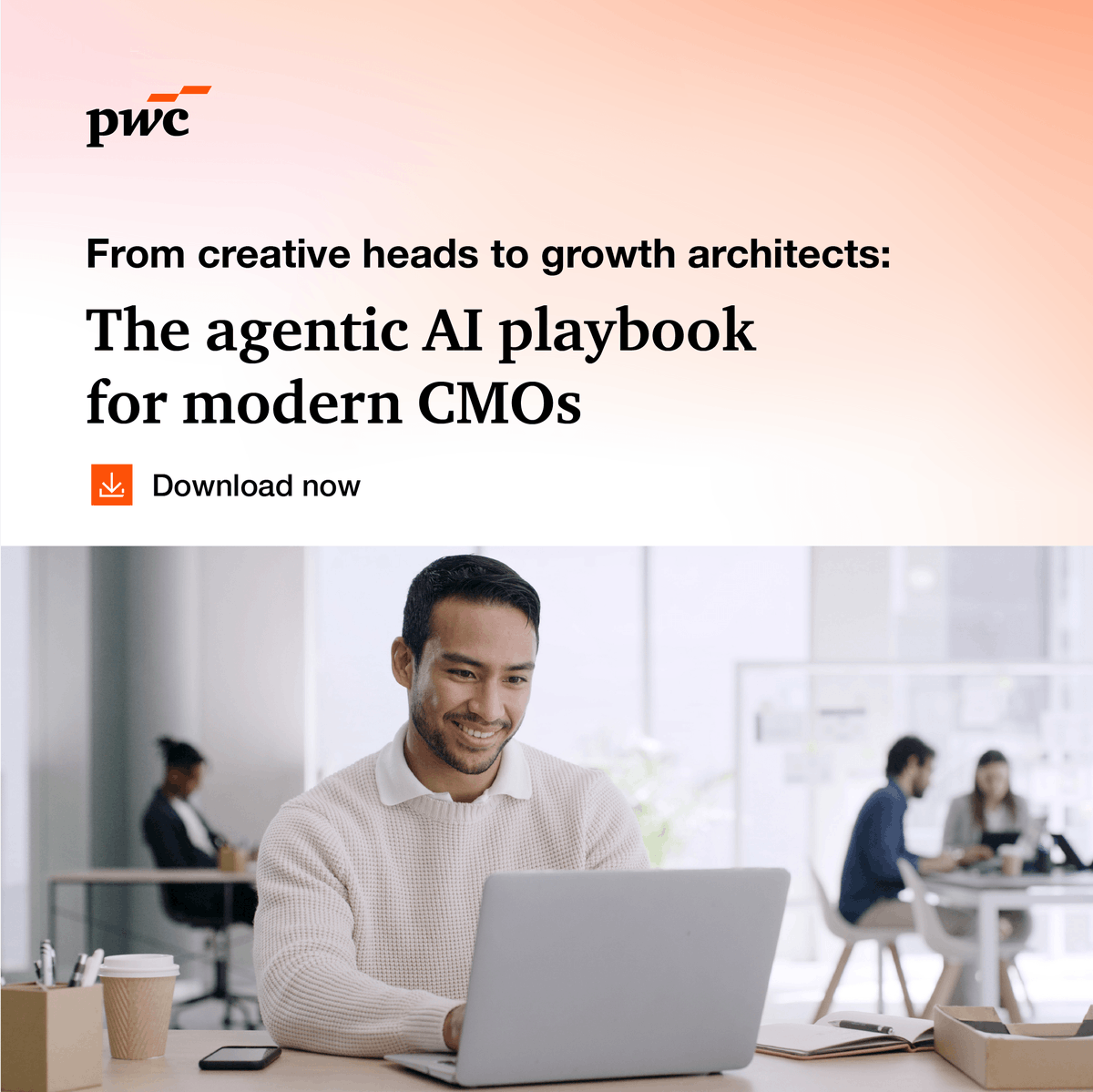 PwC_IN's tweet image. Marketing as a function is at a turning point, moving beyond traditional offerings to become a strategic lever for enterprise growth. Our latest report is a must-read for forward-thinking CMOs.

Download the report today: lnkd.in/gSpvCmZ3

#AgenticAI #MarketingInnovation