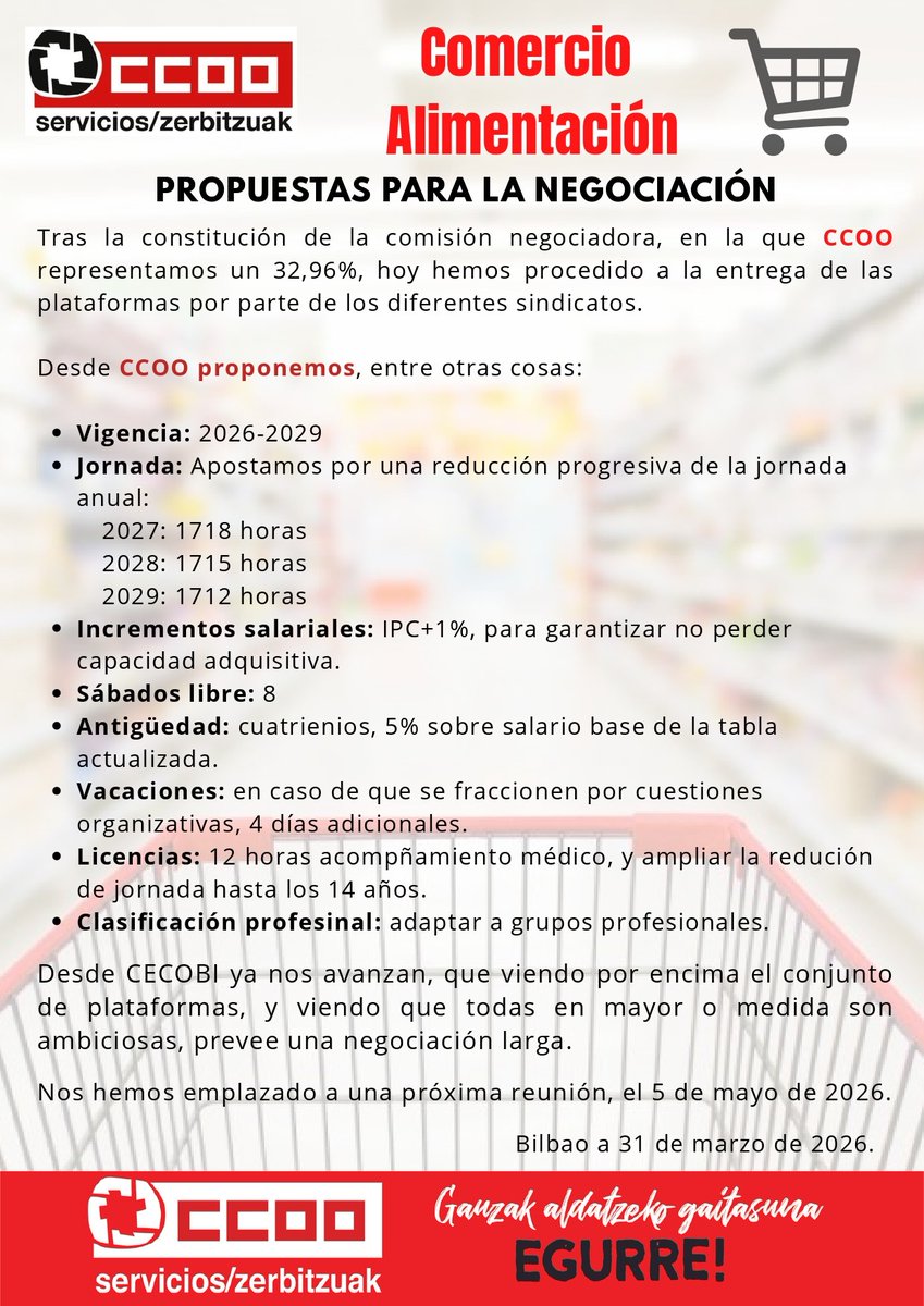 Zerbitzuak CCOO tweet media