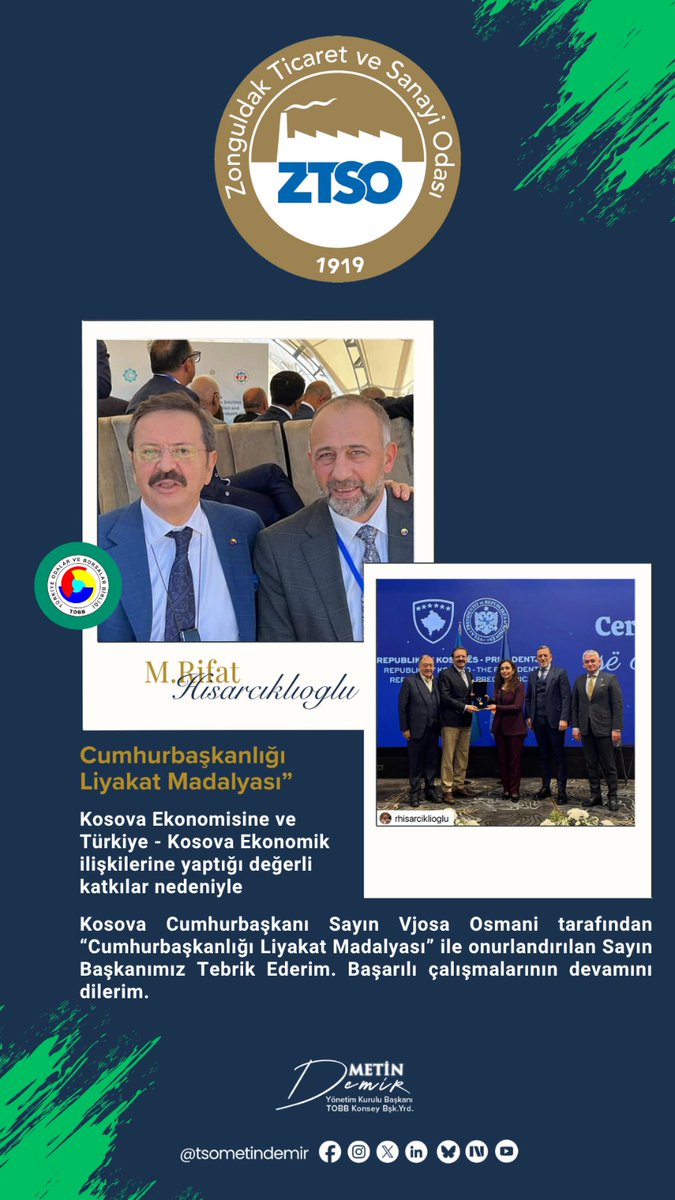 tsometindemir's tweet image. @TOBBiletisim @RHisarciklioglu @ztsokurumsal @tsometindemir #türkiye #KosovaTürkiye