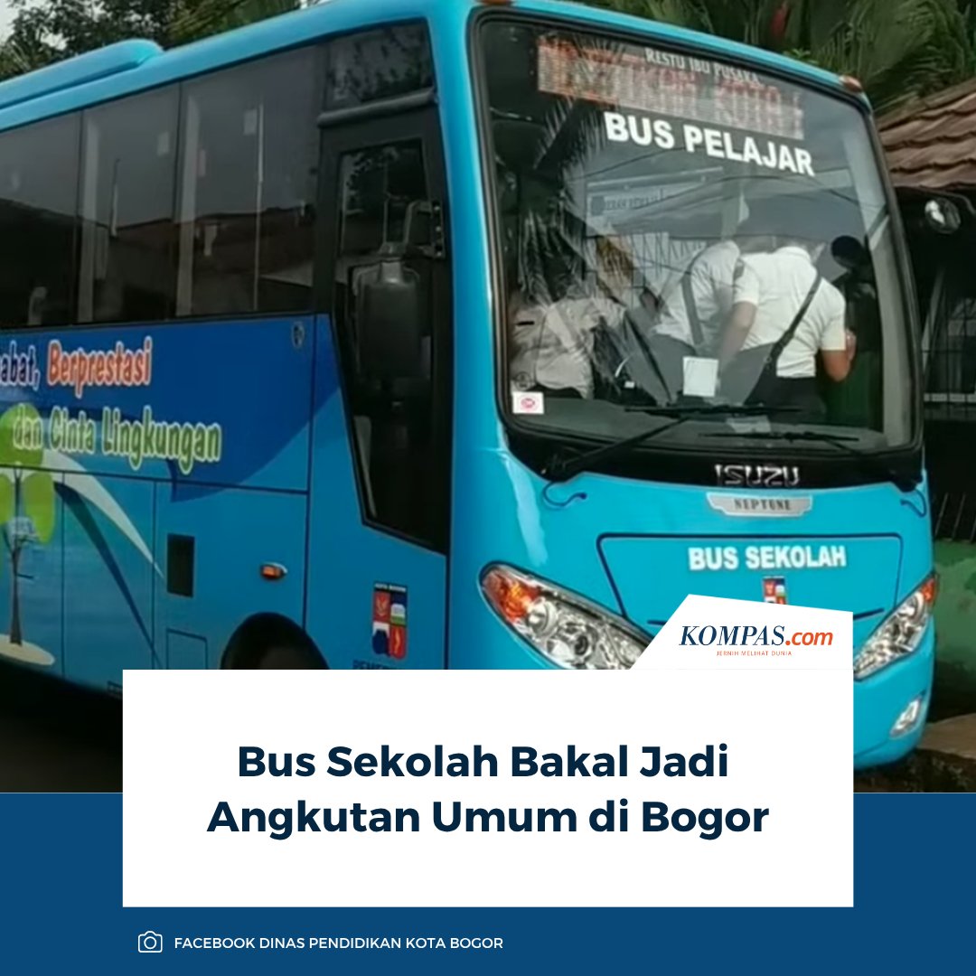 kompascom's tweet image. Pemkot Bogor kabarnya tengah melakukan kajian pemanfaatan bus sekolah untuk dijadikan angkutan perintis pada Koridor 3 dan 4 di Kota Bogor.

Baca Selengkapnya 👇🏻
otomotif.kompas.com/read/2026/04/0…

~NA #Bogor #AngkutanUmum #BusSekolah