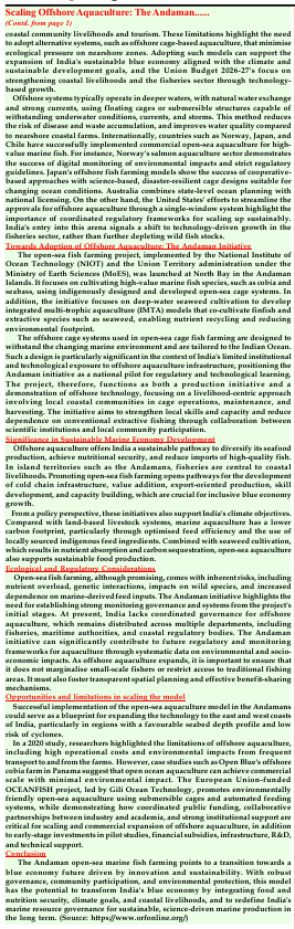 MediaRN_ANI's tweet image. #GateWay2IndoPacific

India’s first open-sea #MarineFish farming project, implemented by @MoesNiot and @Adaman_Admin under @moesgoi, and launched at #NorthBay in #NewAndamans, marks a pivotal shift towards a controlled, science-based model for sustainable #Marine production.