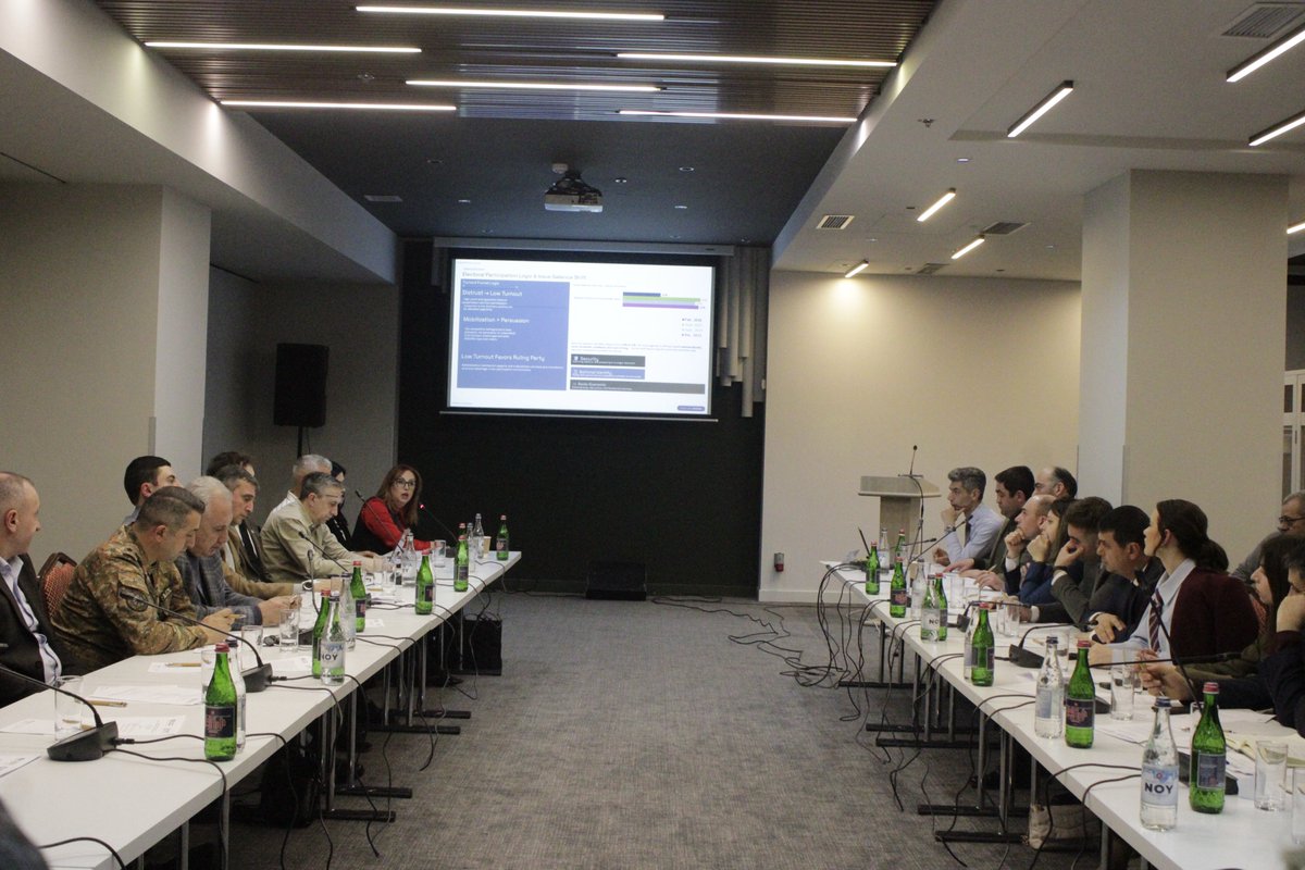 March 31: CI held a public discussion on strengthening Armenia’s national security policy and expert-state cooperation. Opening: Alexander Iskandaryan, Armen Grigoryan, and Alexandra Cole. Moderator: Sergey Minasyan. Presentor: Artak Shakaryan (IRI)
Funded by the UK <a href="/UKinArmenia/">UK in Armenia 🇬🇧</a>