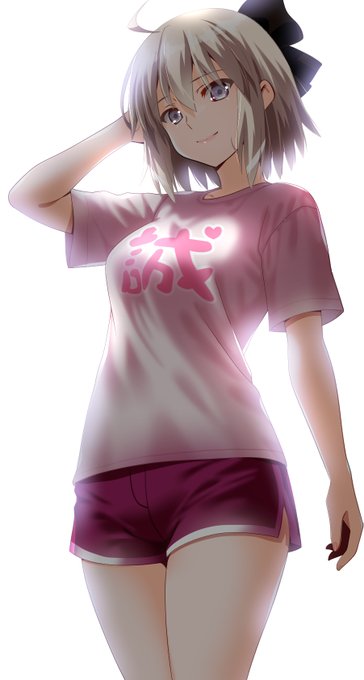 沖田さんピックアップで大勝利! 再掲誠Tシャツ沖田さん。 #FGO