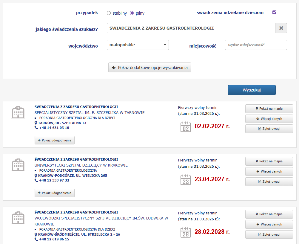 Cito! 3 poradnie na całe województwo; <a href="/NFZ_Krakow/">Aleksandra Kwiecień</a>