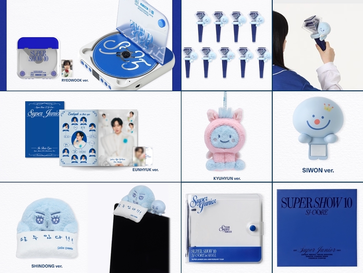 SapphireHearts_'s tweet photo. ✨SUPER JUNIOR 20th Anniversary TOUR 〈SUPER SHOW 10〉 SJ-CORE in SEOUL OFFICIAL MD✨
👉1st and 2nd MD Line Up
Form will be up tonight~ Long DOP
Release dates: 1st line up - May 26 / 2nd line up - July 1 https://t.co/6kG2BcANmP