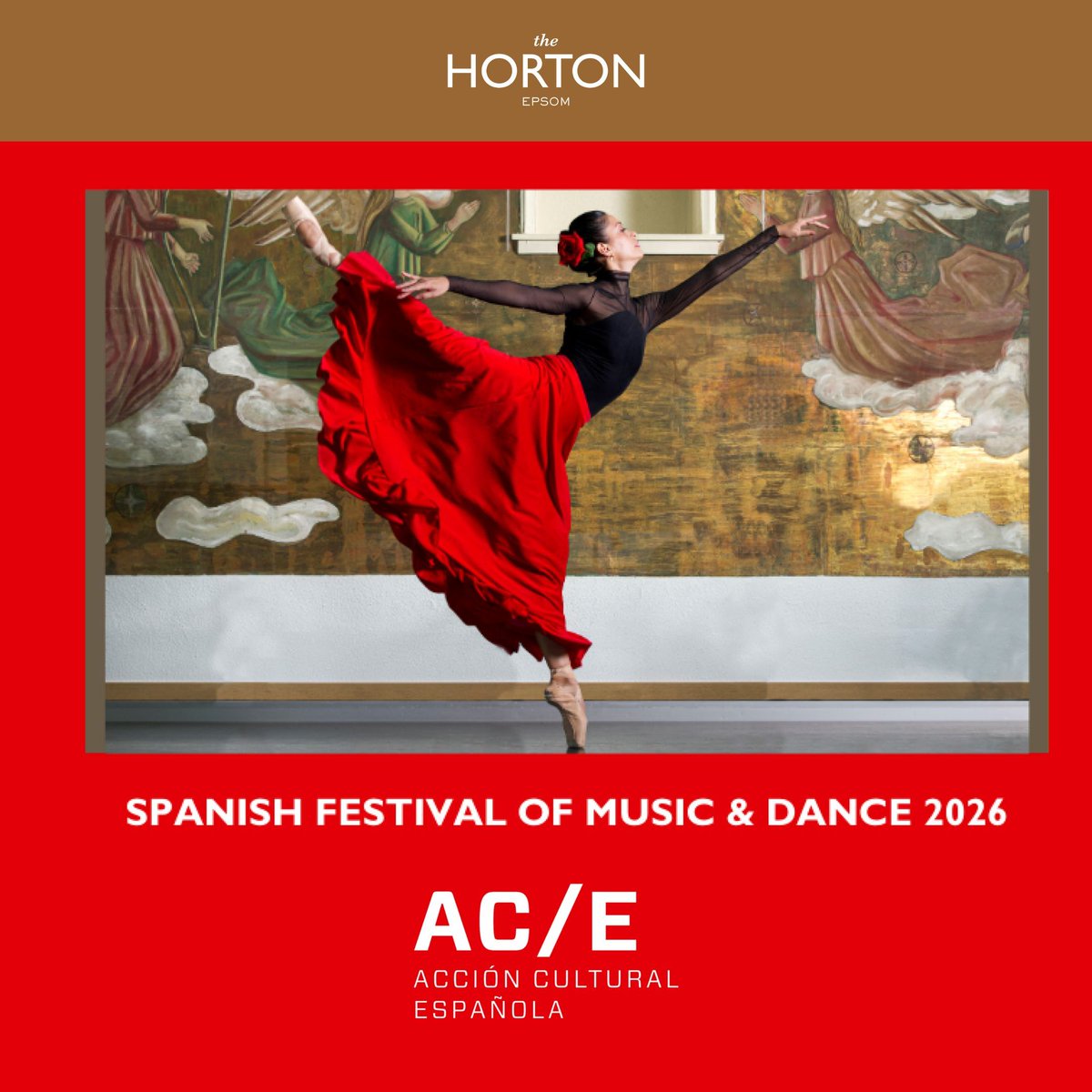 ACEcultura's tweet image. 🎻 Hoy arranca el 'Spanish Festival of Music and Dance' en @TheHortonEpsom (Reino Unido) 🇬🇧.

Con el programa #PICE de @ACEcultura apoyamos a los artistas:
✅ R. Kapetani, J.V. Riquelme, R. López (Música)
✅ A. Ramos, A. Hernández, L. Ramírez, Y. Ferré (Danza)

¡Cultura española