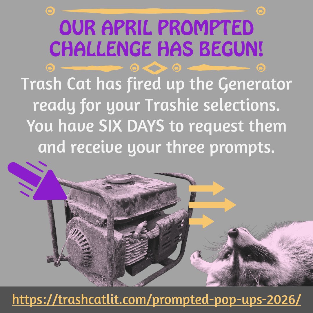 TrashCatLit - Prompted Story Challenge Open tweet media