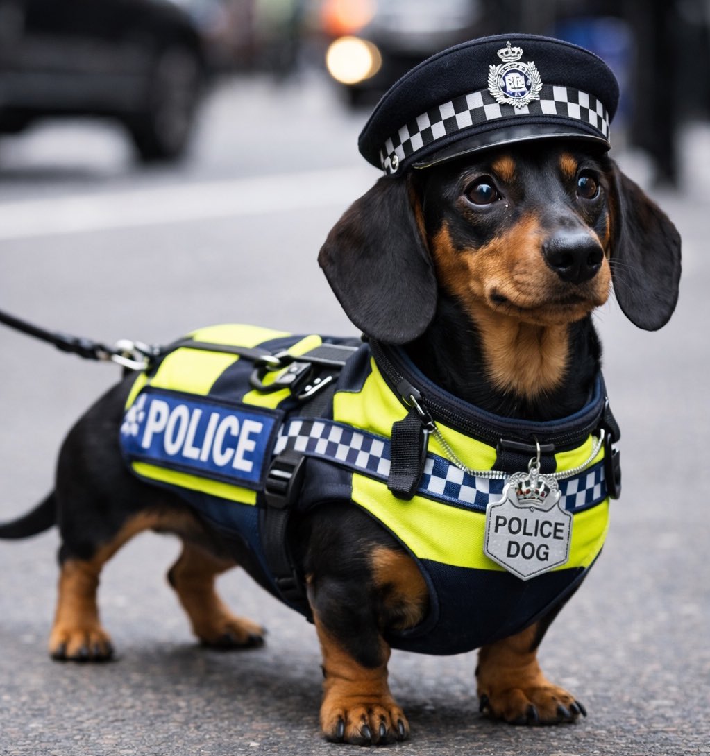 🚨 We’re thrilled to announce that the UK is the first country to introduce Dachshunds as general purpose police dogs 🚨

Following an extremely thorough vetting process (and several sausages), these highly determined, sharp-nosed recruits have proven they’ve got exactly what it