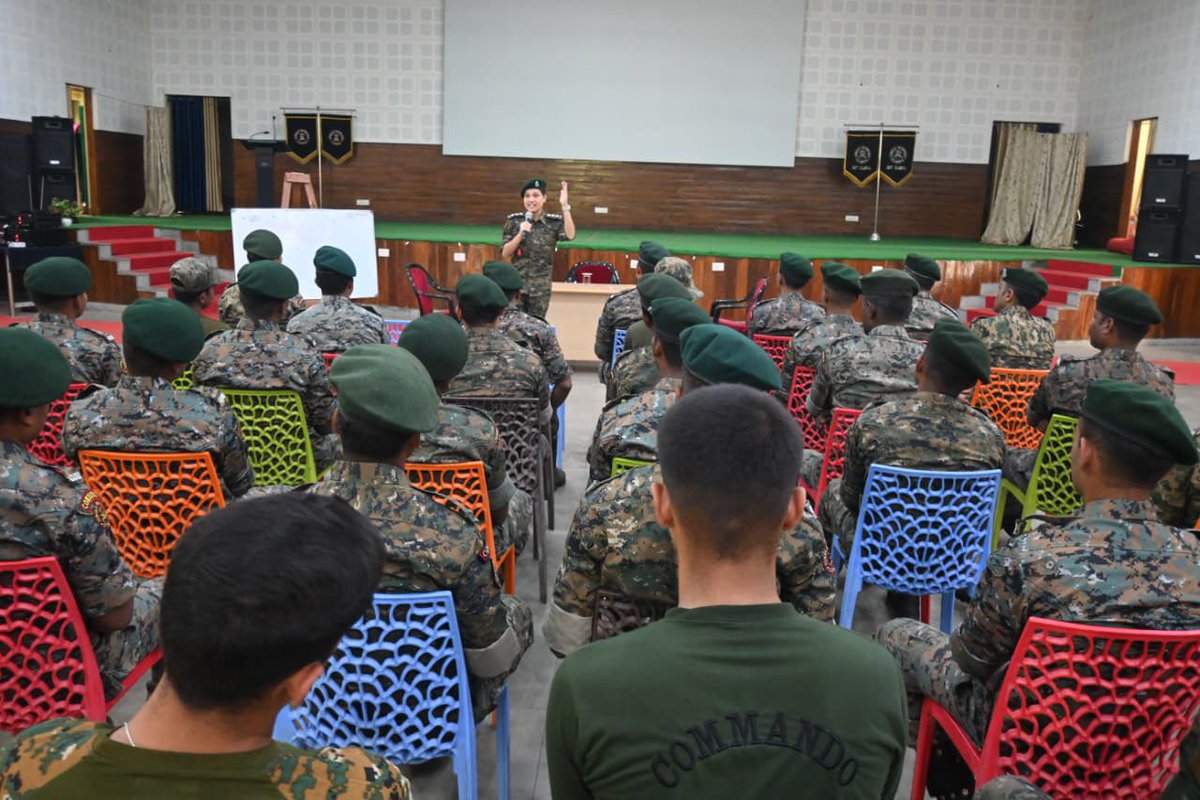 The Medical Officers of 207 CoBRA Bn empowered troops with knowledge on prevention &amp; control of Tuberculosis (TB) and kidney diseases through interactive sessions—because awareness is the first line of defense.