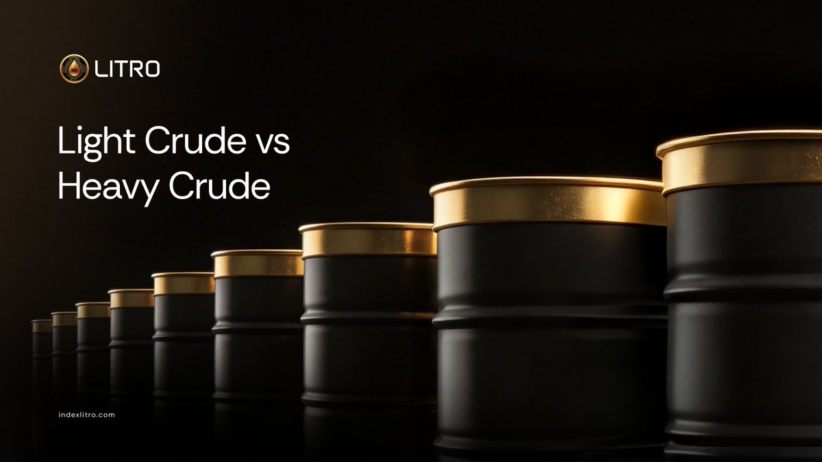 Light Crude flows easily, while Heavy Crude barely moves.

That physical difference alone determines which refineries can handle it, what it costs to process, and what a buyer is willing to pay.

Light crude produces more gasoline and diesel with less effort, heavy crude requires