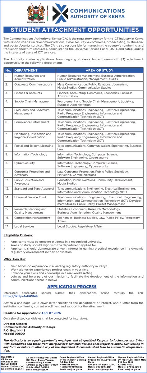Communications Authority of Kenya (CA) tweet media