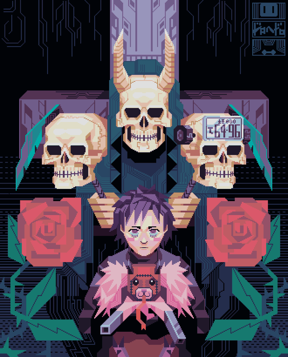 Cesium_No_Metal's tweet photo. Little skull-girl

#pixelart #ドット絵 #dorohedoro https://t.co/cOd5rbqsMp