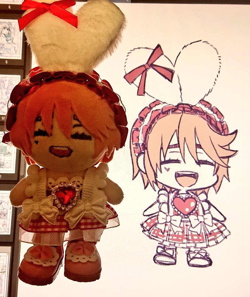 【女装注意】

かわいいぬいちゃんのお洋服をゲットしたんですよー💕ろりーたうさたくとくん💕💕