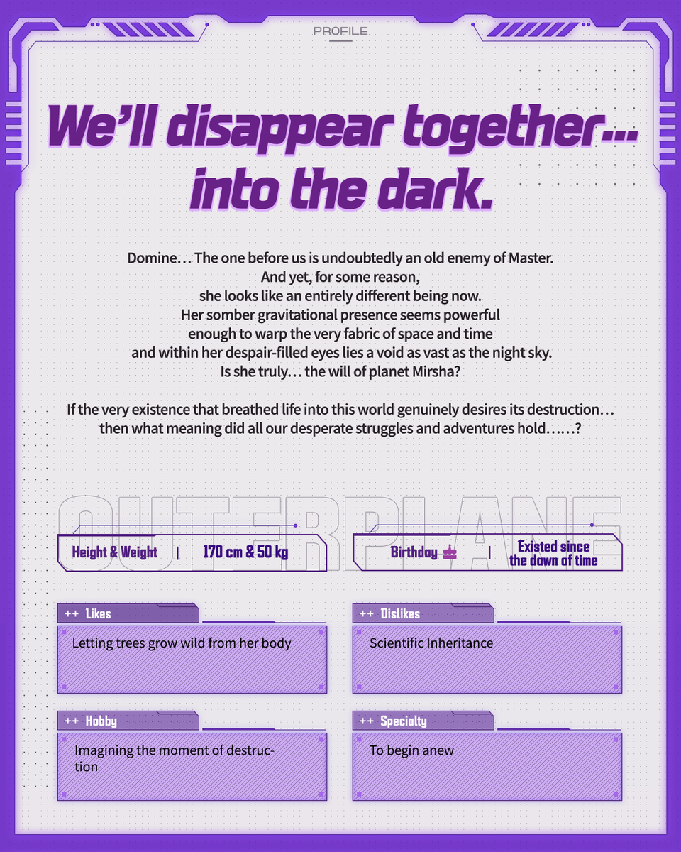 📣 New hero, 「Gnosis Domine (VA. #Kennedy_Hibbert)」!

The new hero, 「#Gnosis_Domine」 will be available after next week’s scheduled maintenance.

Hit ♥ if you’re hyped for the new hero!

📲 Download #OUTERPLANE
outerplane.onelink.me/Wf6S/yqkt3l3y