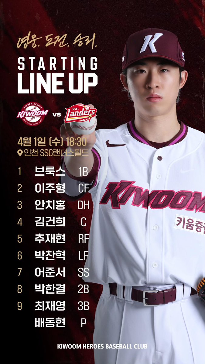 키움히어로즈 Record tweet media