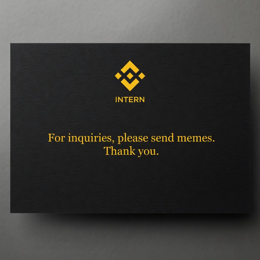 Binance Intern tweet media