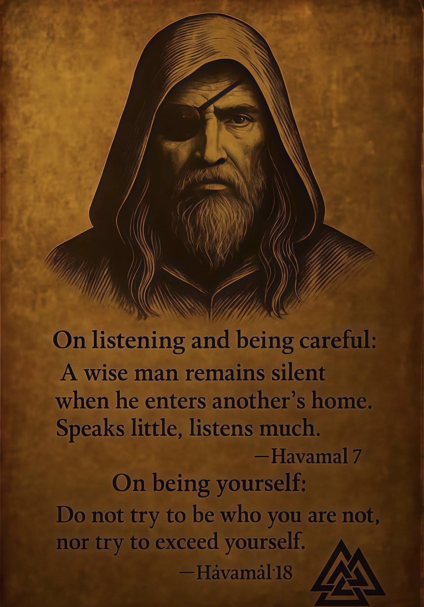 Head_Heathen's tweet image. #RuneOfTheDay #odin #allfather #norsemythology #valhalla #migard #asgard #vegvisir #valknut #oldnorse #tiwaz #runes #futhark #asatru #hugin #munin #fenriswolf #asatrufolk #asatrukindred #helmofawe #berserker #havamal #pagan #viking #vikings #heathen #odinism #paganism #bloodeagle