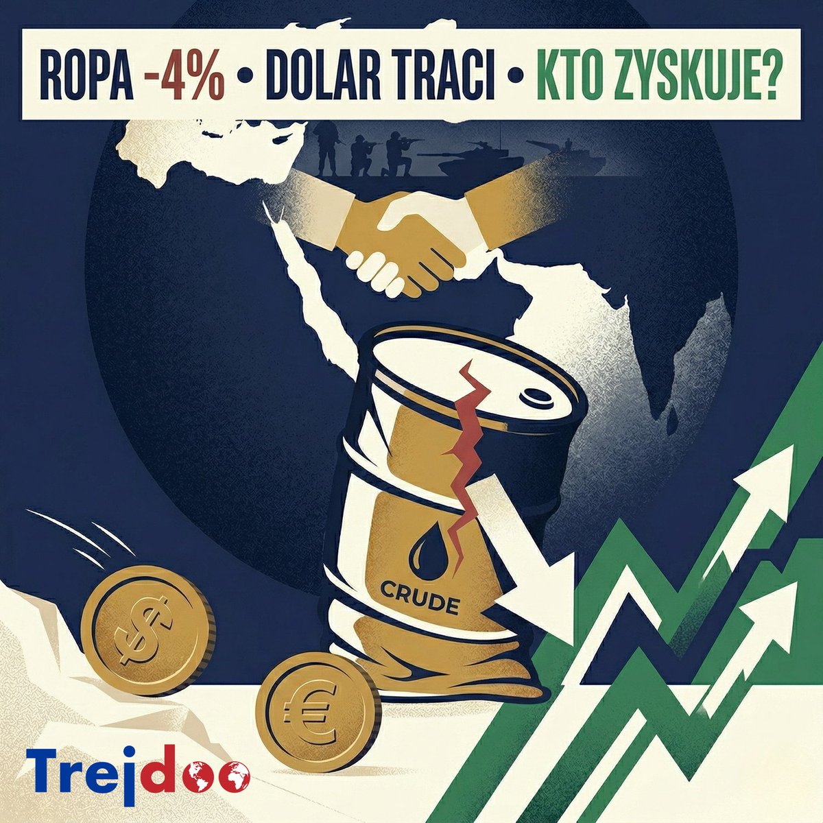 Pełny komentarz – co napędza rynki i co to oznacza dla Twojej firmy:
👉 trejdoo.com/komentarze-ryn…
Wymień walutę dziś o 50% taniej – środa, ostatni dzwonek przed weekendem.
#Trejdoo #USDPLN #wymiana walut