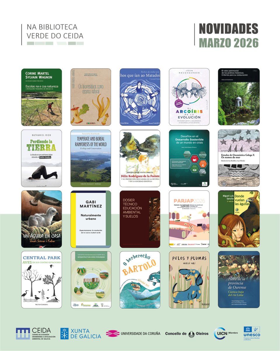 RECIDANET's tweet photo. 🌹🗓️Comenzamos abril y empiezan a llegar las novedades de nuestros centros como la Biblioteca y Centro de Documentación Ambiental del CEIDA @ceidagalicia #ceidadoc 🔽:
https://t.co/r58vvALUln
#somosRecida #bibliotecasverdes #novedades #lecturasverdes #primavera https://t.co/5rZrHCBfpj