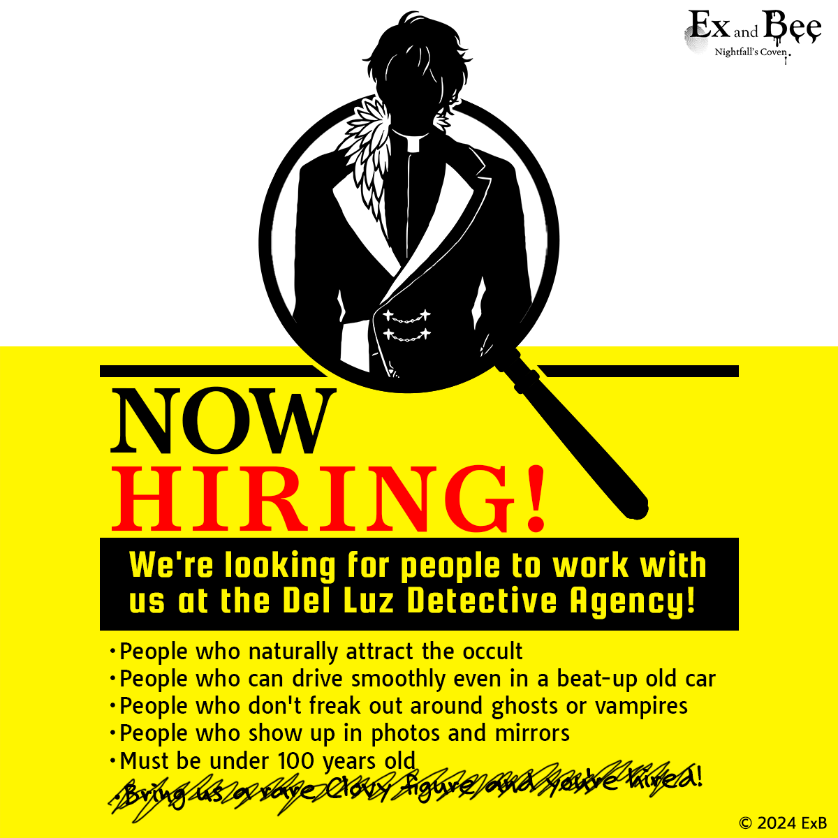 Ex and Bee Official — Del Luz Detective Agency tweet media