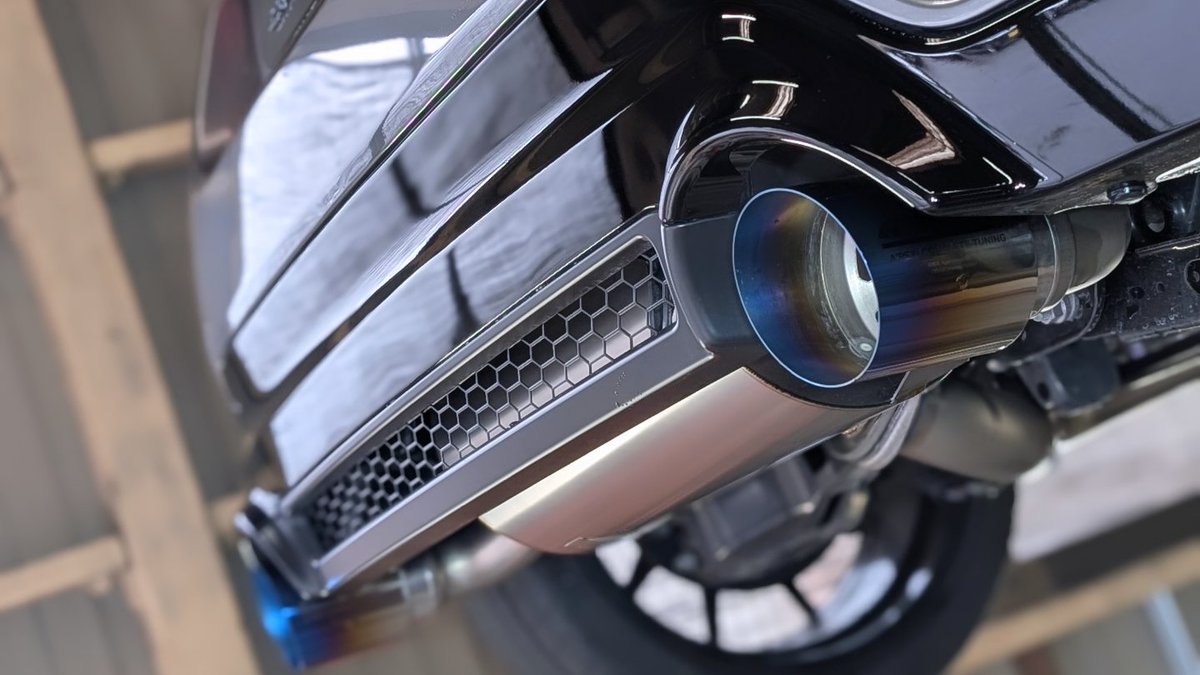 ApexiJapan's tweet image. GR YARIS 2024+用Ti22マフラー
8ATを追加申請完了👌※Tailは別売
#apexi #titanium  #gryaris