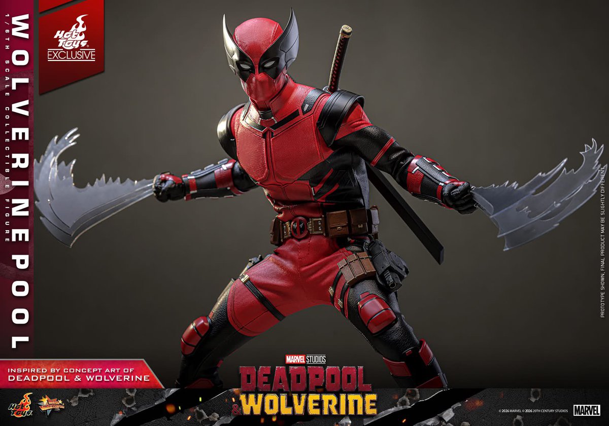 6thscale_KaWu's tweet image. 【Deadpool &amp;amp; Wolverine - 1/6th scale Wolverinepool Collectible Figure [Hot Toys Exclusive]】

New announcement!

Part 1

Okay, it’s actually real😂

#AprilPoolsDay #Wolverinepool #DeadpoolAndWolverine #MarvelStudios #HotToysCollectibles