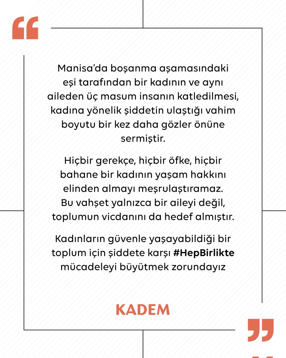 KADEM Manisa tweet media