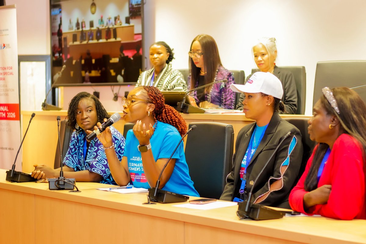 unwomenNG's tweet photo. Yesterday, @unwomenNG @UnaidsNigeria &amp; @NACANigeria convened a national #IWD2026 dialogue: “Rights, Justice, Action for Women &amp; Girls with Special Needs in Nigeria” to address barriers to basic needs for vulnerable women, especially the elderly &amp; persons living with HIV/AIDS.
1/6 https://t.co/B3r5Z8Q4na