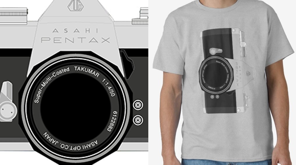 dimensionfourD4's tweet image. Pentax Camera Illustration 
Redbubble: tinyurl.com/bdh4bh6n 

#pentax #asahi #spotmatic #35mm #camera