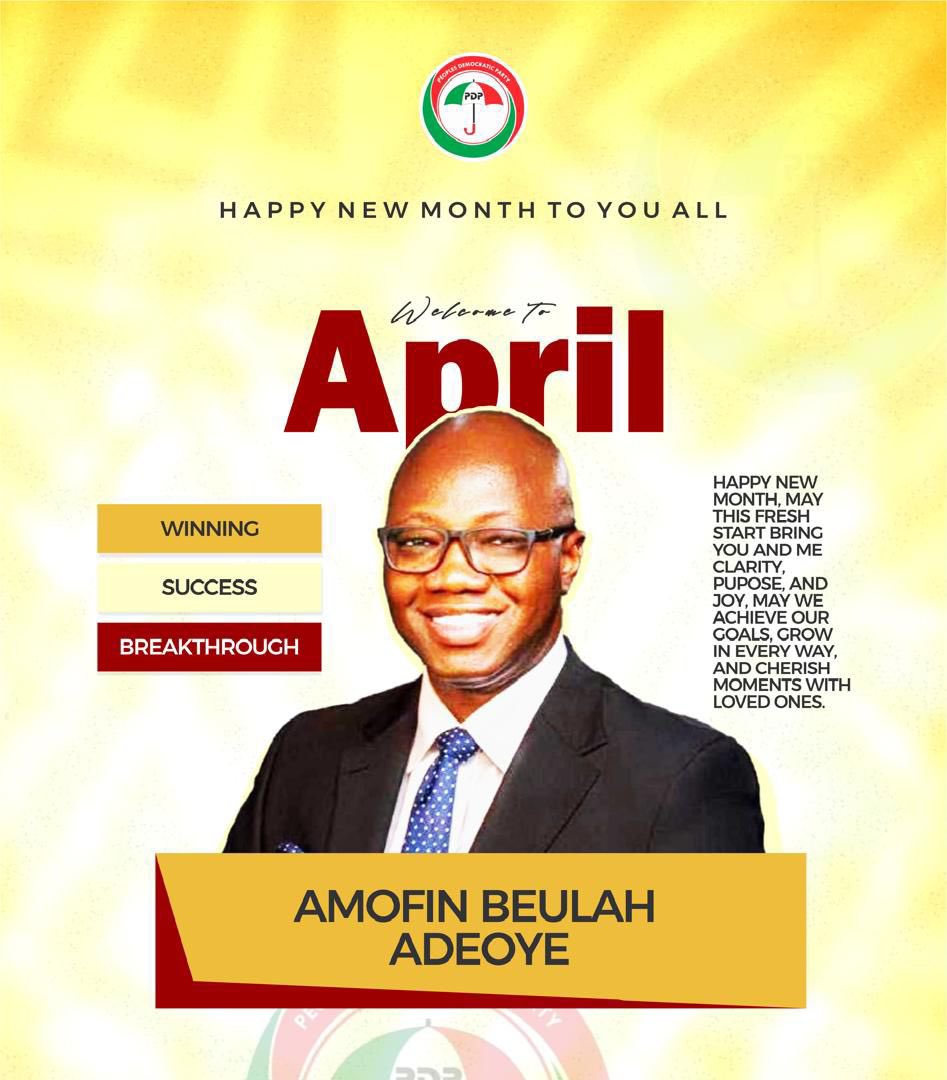 Every beginning brings a fresh opportunity — new hope, new ideas, new 
strategies.

As we step into a new month, remember: you can start again.
You can believe again.
You can plan better.
And yes… you can win again.

Happy New Month ✨

#IrorunDe
#IgbaOtun
#Oyo2027