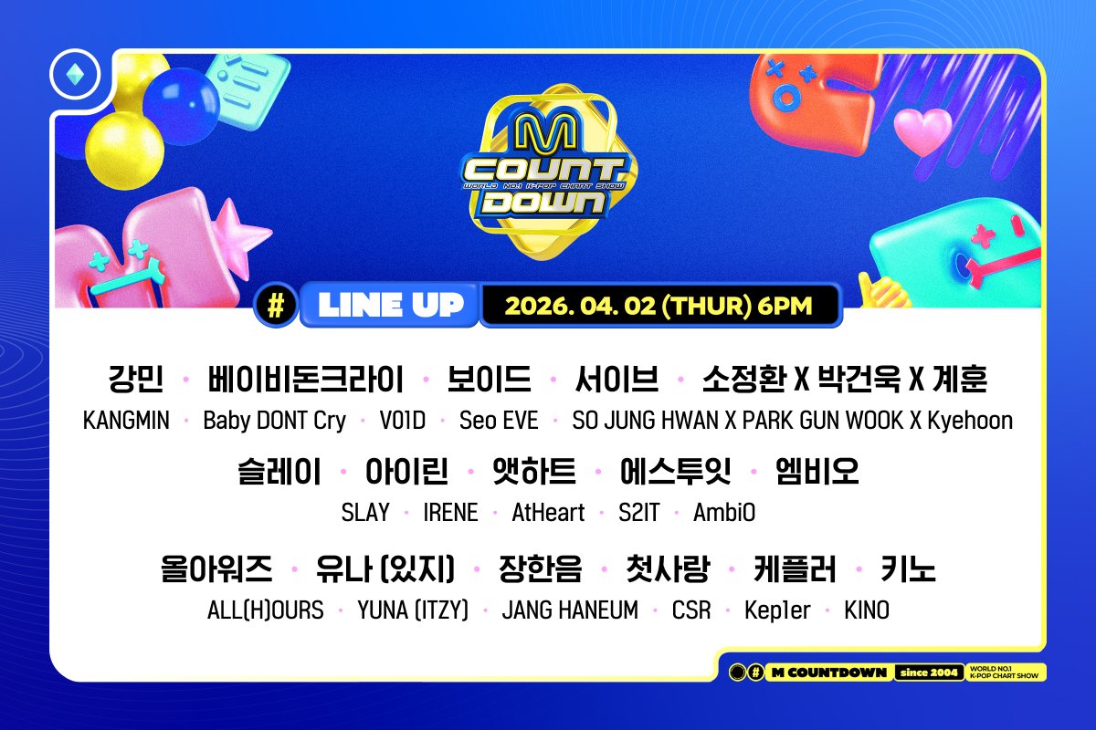 M COUNTDOWN Live tweet media