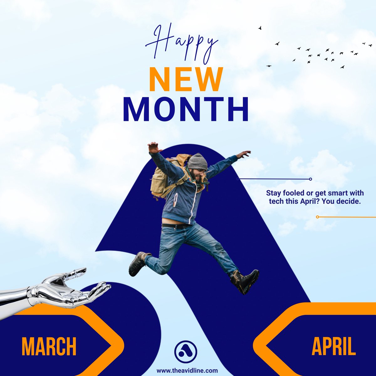 theavidline's tweet photo. HAPPY NEW MONTH FROM AVIDLINE TECHNOLOGY🫶🏽

#avidline #tech #smarttechnology #april #newmonth https://t.co/3iOzkCuce0