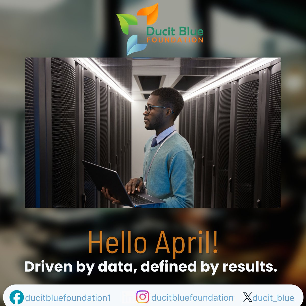 DucitBlueFdn's tweet image. Welcome, April.

A new month to think smarter, act boldly, and move with purpose.
Driven by data, defined by results.

#WelcomeApril #NewMonthNewGoals #AprilVibes #DrivenByData