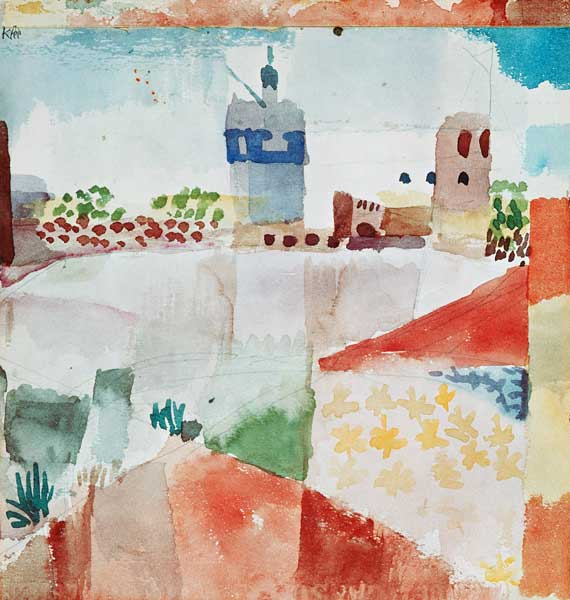 Hammamet et sa mosquée
Paul Klee - 1914
