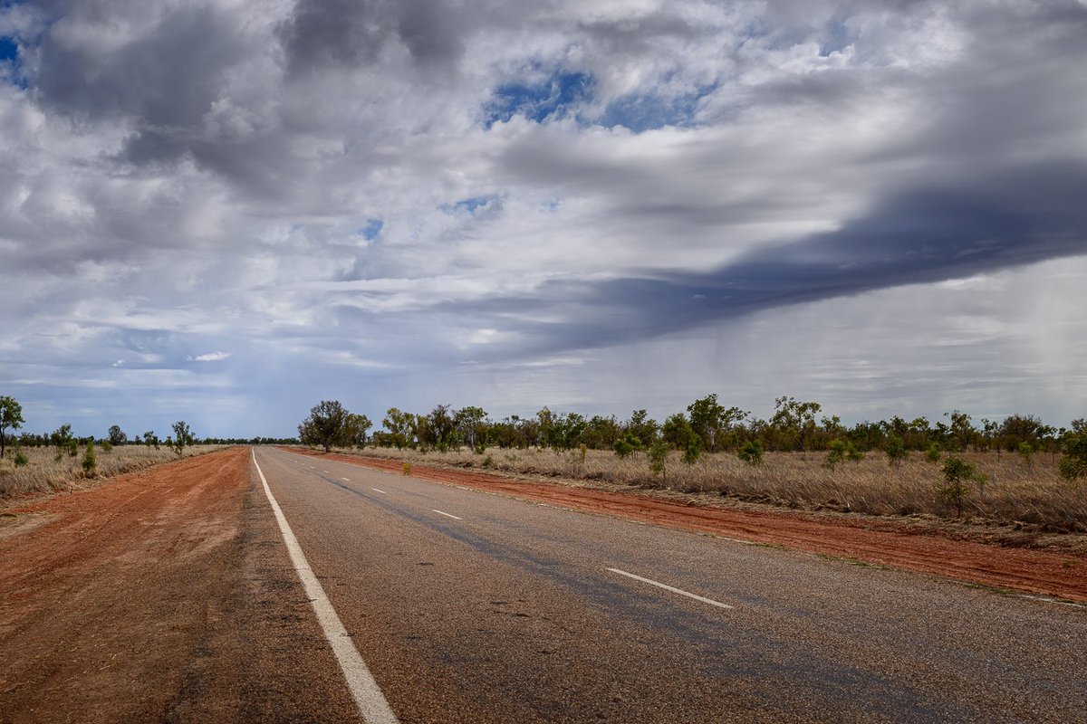 petarbphoto's tweet photo. Gulf Country savannah sunsets, storms and road trains before finally finding relief at Tirranna Roadhouse. https://t.co/j8Z71cjzg4