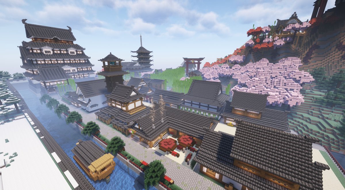 shuu_0903's tweet photo. 現在マイクラRPG製作中です！！！
コマンド制作が難航しており一緒に作ってくださる方募集してます🙇‍♂️
もし一緒に作ってくださる方いましたらDMまでよろしくお願いします🙌
  #minecraft建築コミュ #マイクラ建築  #和風建築 https://t.co/O5mGqFMjVP