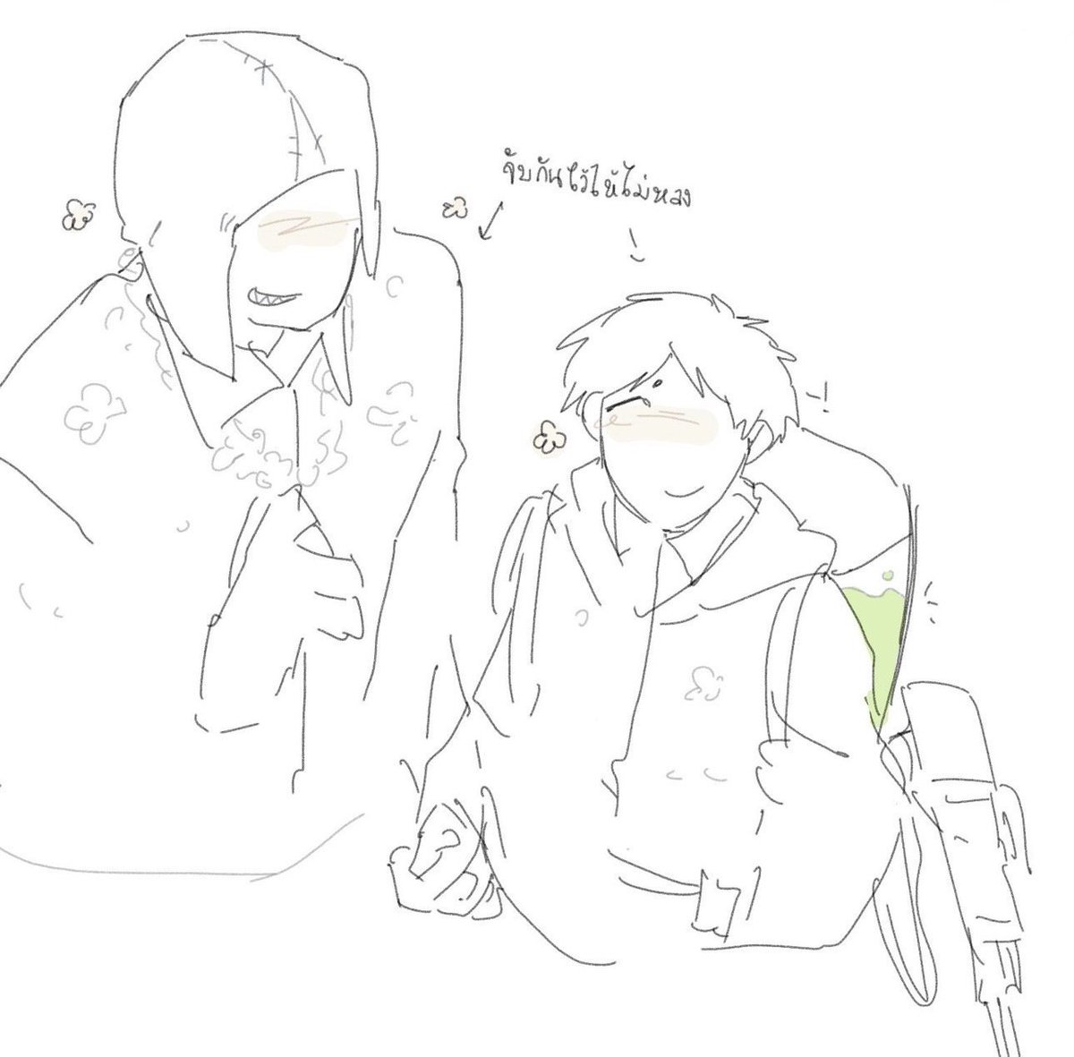 Lostlymember's tweet image. them holding hands so they won't get lost:3

#獄都事变 #FILAMENT