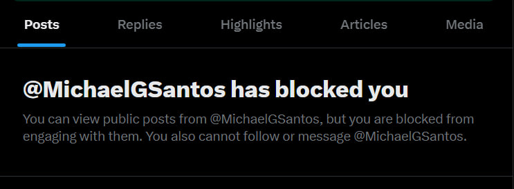 kcrypted's tweet photo. @MichaelGSantos and my message wasnt even bad, hope they send your ass back to prison https://t.co/hXFEUw5Zz0