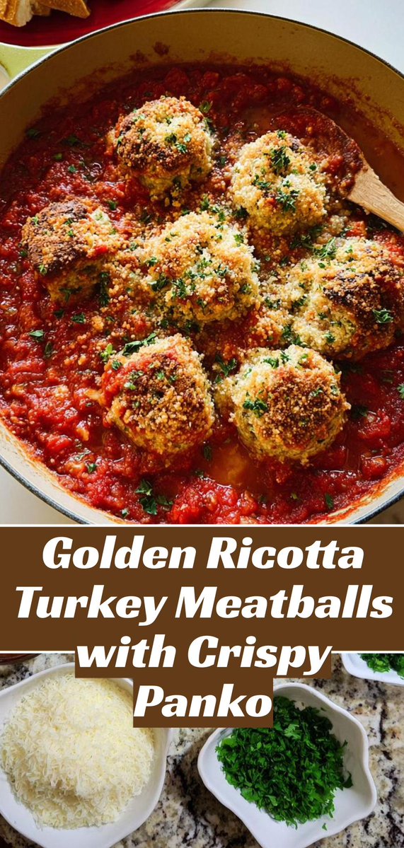 grandmabites1's tweet image. Craving something tasty? Golden-Crusted Ricotta Turkey Meatballs with Panko is quick and delicious! Tap for the step-by-step! 😋🔥 #recipes #easyrecipe #weeknightmeals