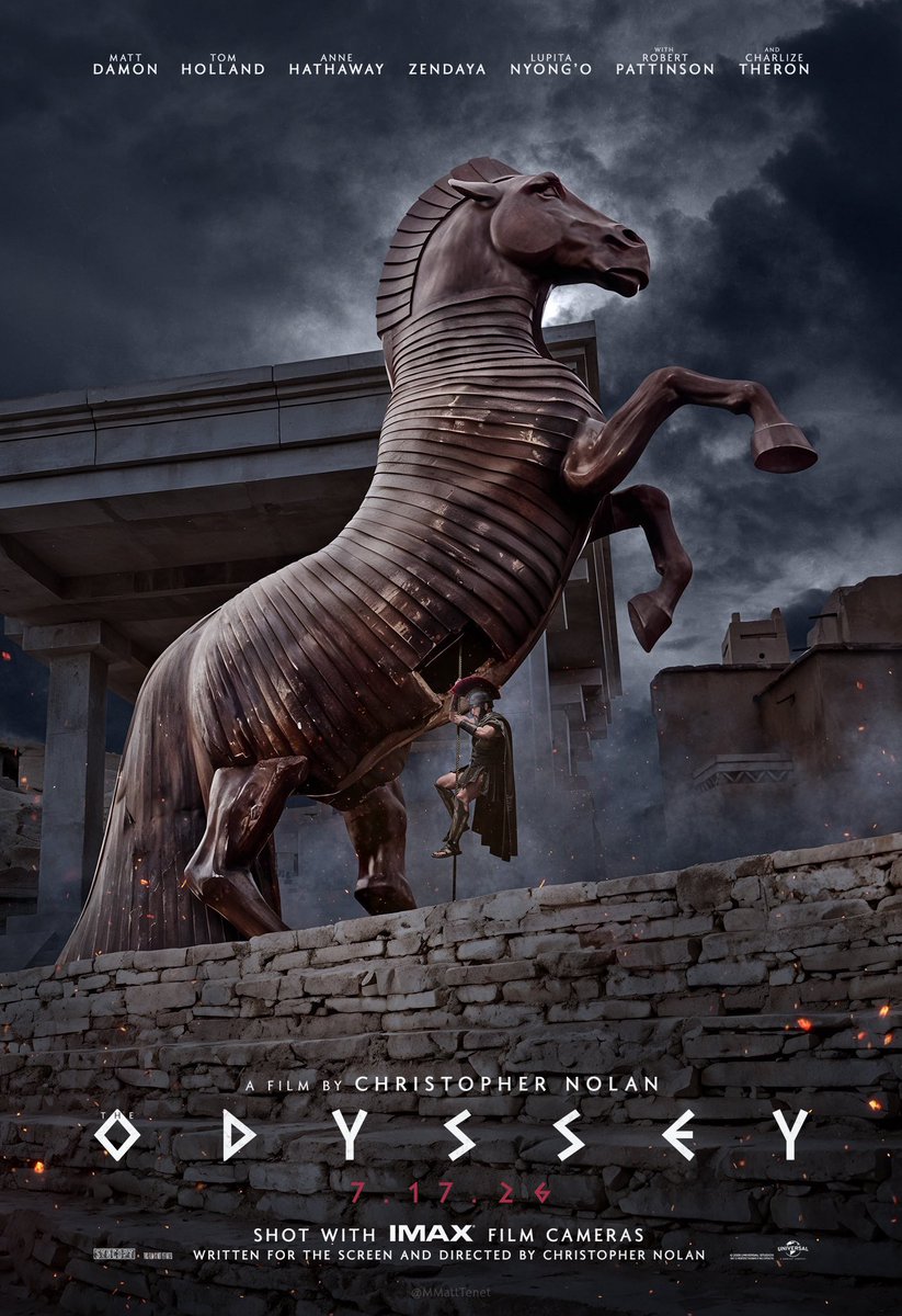 NolanAnalyst's tweet image. The few minutes of THE ODYSSEY shown at #CinemaCon are reportedly absolutely phenomenal.
