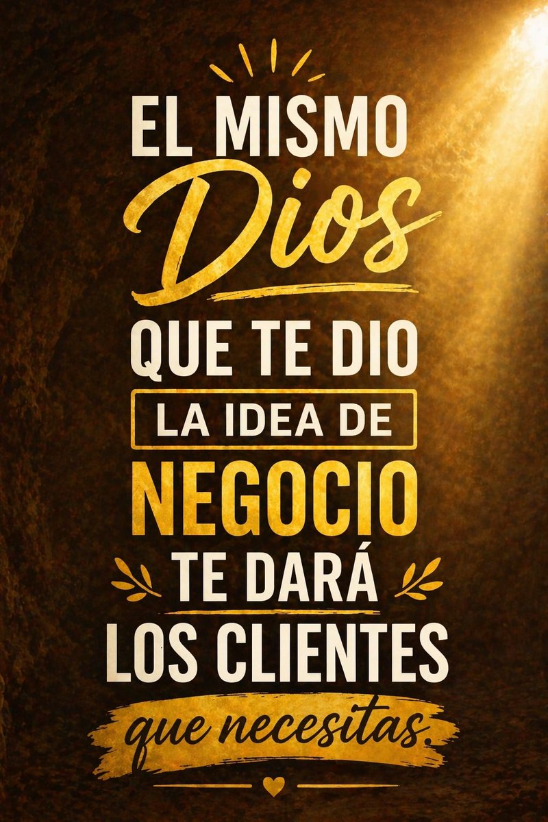 Thinkcm_'s tweet photo. El mismo Dios que te dio la idea de negocio te dará los clientes que necesitas. https://t.co/6H9FCeZnVz