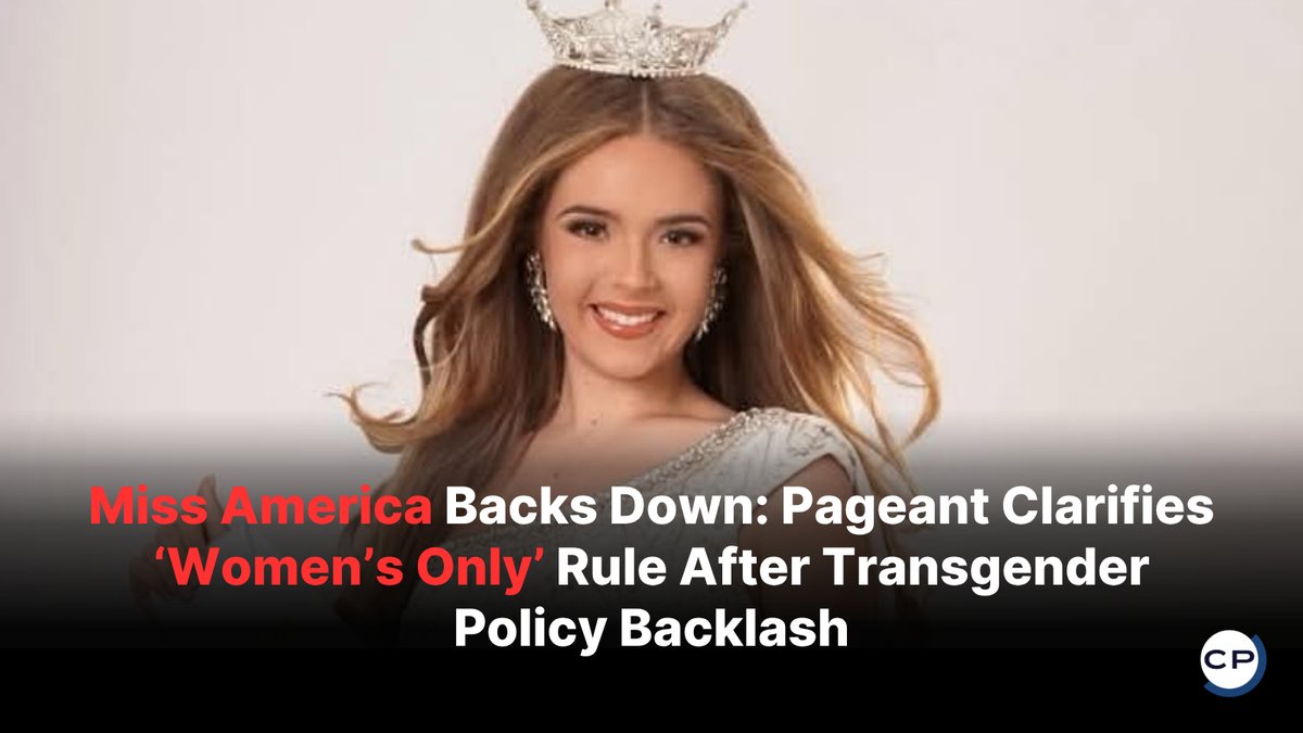 After fierce backlash, Miss America clarified contestants must be “biologically female,” revising a contract that once included males who’d had sex‑reassignment surgery.
#MissAmerica #WomenOnly #ChristianNews #GenderDebate #FaithAndCulture
🔗 dlvr.it/TS3ZPM