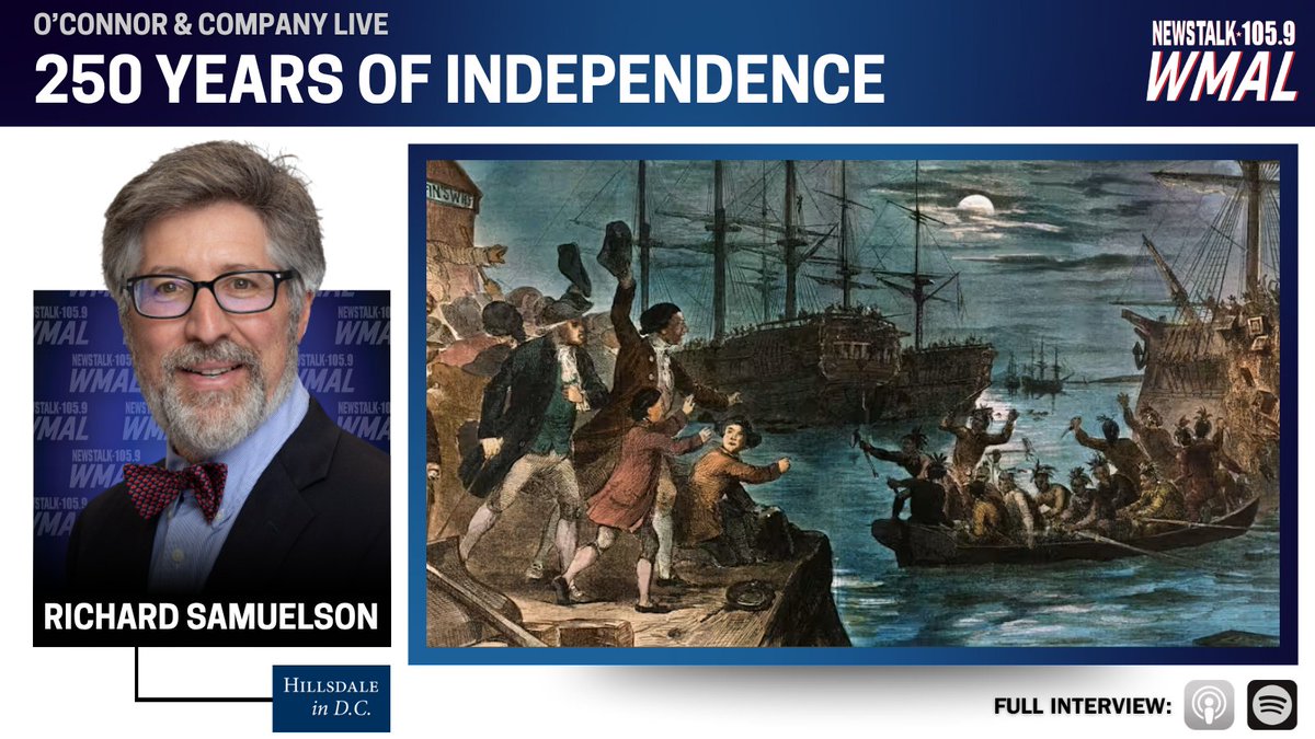 ICYMI: <a href="/HillsdaleInDC/">Hillsdale in D.C.</a> Associate Professor Richard Samuelson joined <a href="/LarryOConnor/">L A R R Y</a> on WMAL to discuss the seeds of the American Revolution 🇺🇸

FULL INTERVIEW: omny.fm/shows/oconnor-…