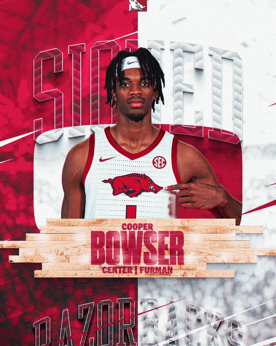 RazorbackMBB's tweet image. Welcome to The Hill, Coop. 🐗✍️ @BowserCooper