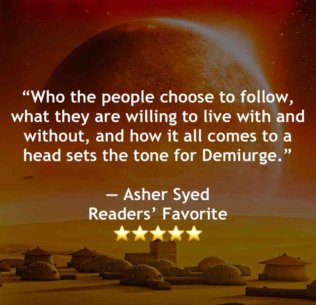 JcGemmell's tweet image. Desperate people will do anything to survive.
Could a new god be enough to save them?

Demiurge
jcgemmell.com/LD
#sciencefiction