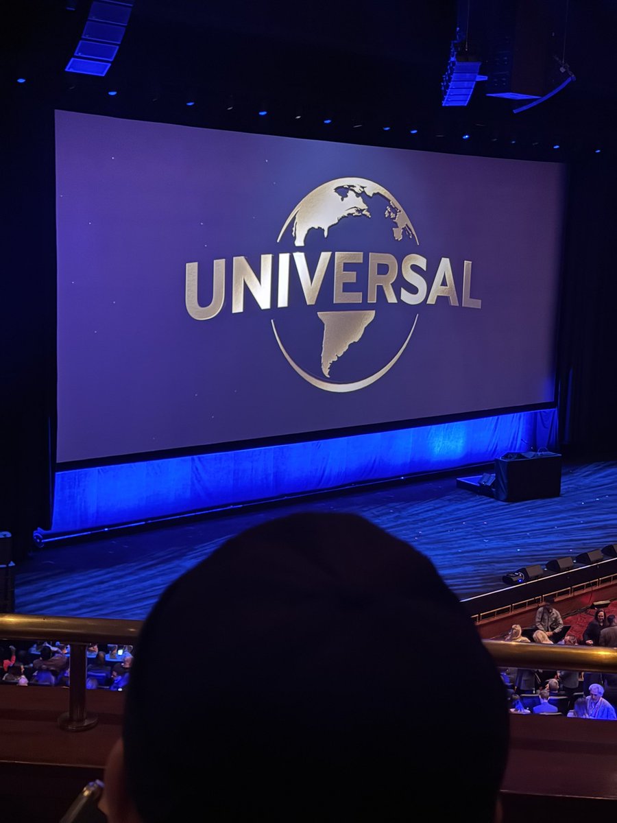 SuperSel0320's tweet image. Focus Features &amp;amp; Universal Pictures Presentation about to begin at CinemaCon 2026!! #cinemacon #cinemacon2026 #universal #focusfeatures