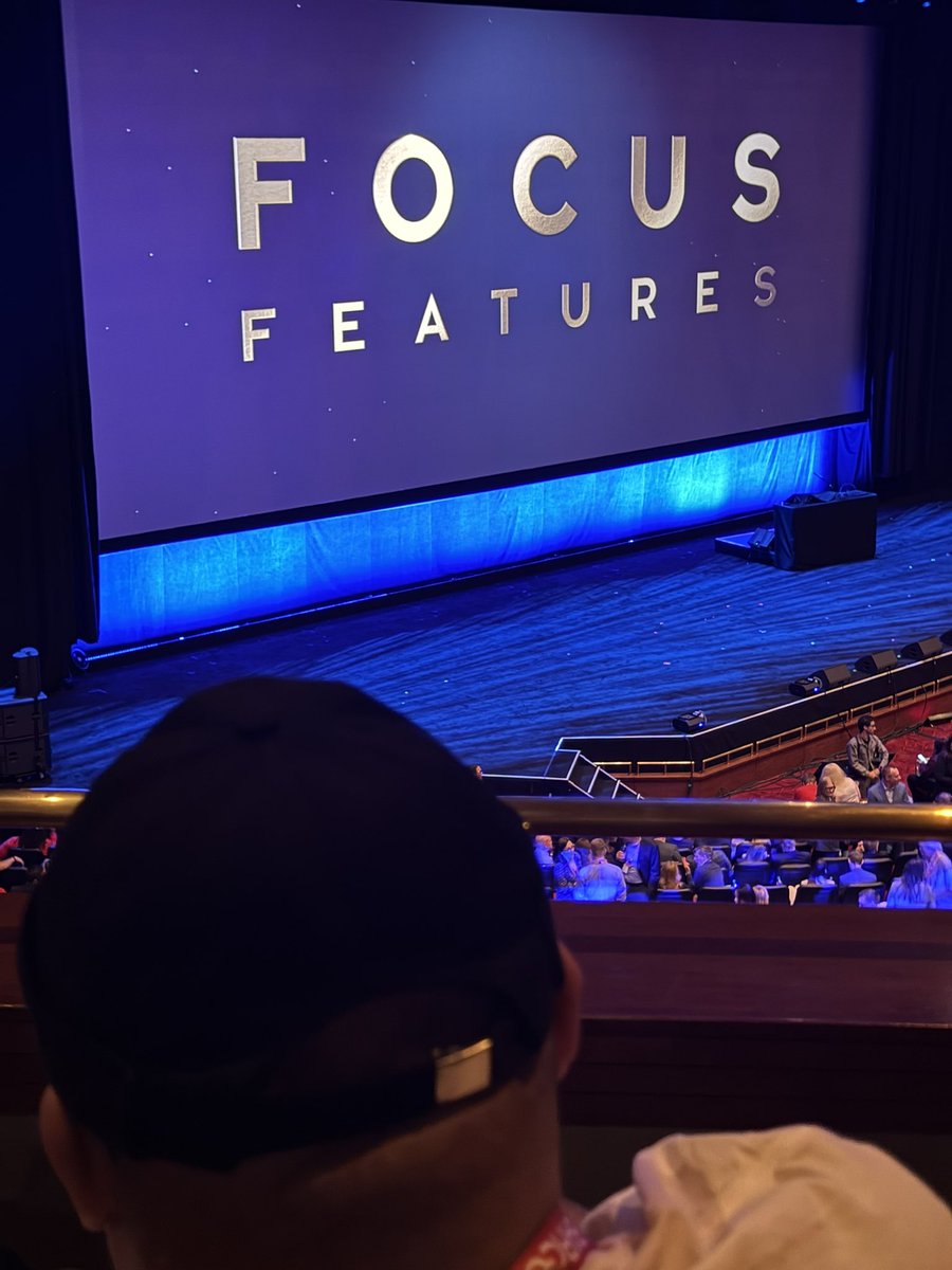 SuperSel0320's tweet image. Focus Features &amp;amp; Universal Pictures Presentation about to begin at CinemaCon 2026!! #cinemacon #cinemacon2026 #universal #focusfeatures