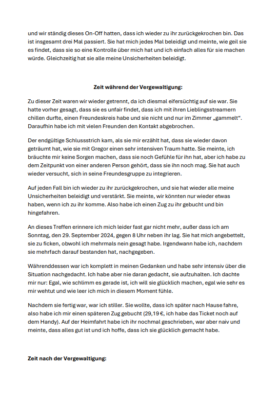 UffXnx's tweet photo. Mein Statement zur Vergewaltigung durch der Content Creatorin Nachtaraz.
Hier ihre Statements: 
Damals: https://t.co/rL4gQ75WgI
Heute: https://t.co/nMERZRH4mA https://t.co/I6Kro2Ds6q