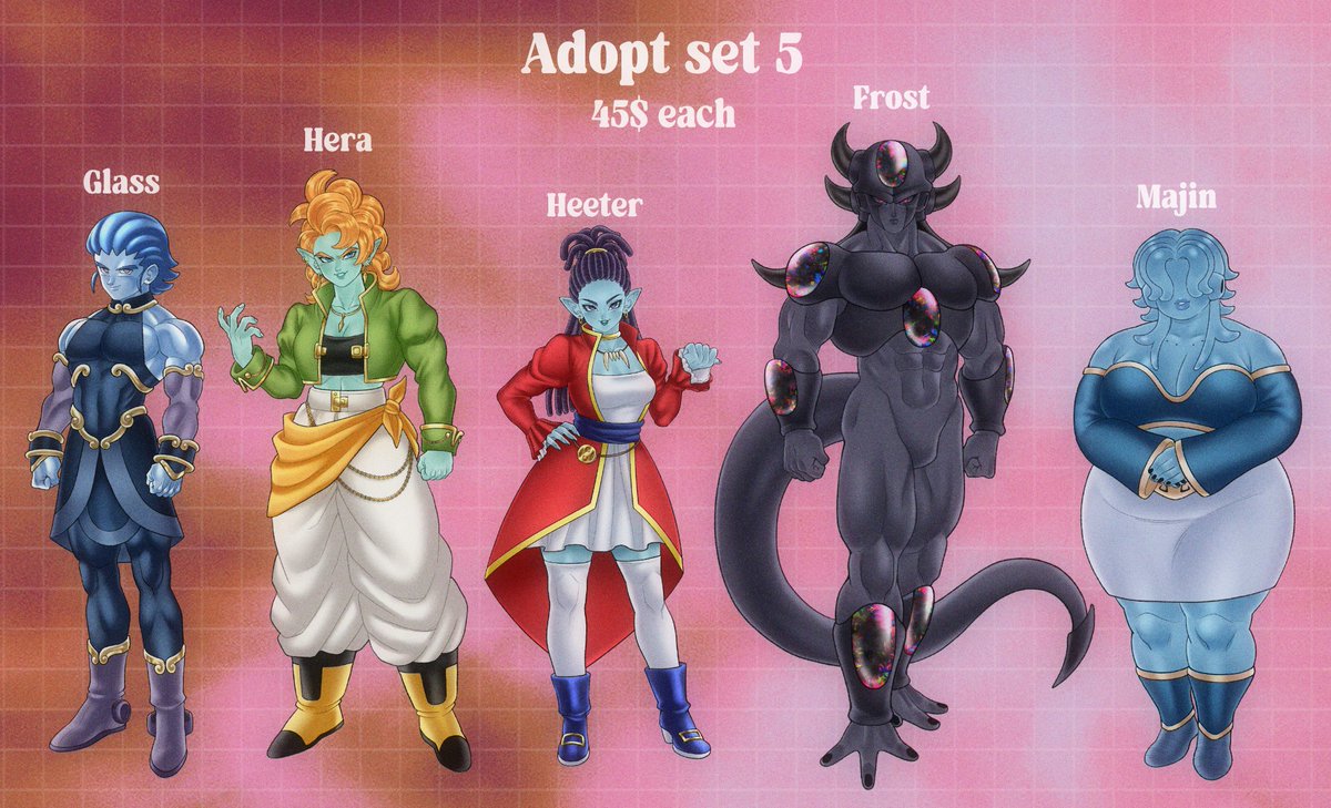 Another Adopt set! Please do DM me if you are interested in any of them!
